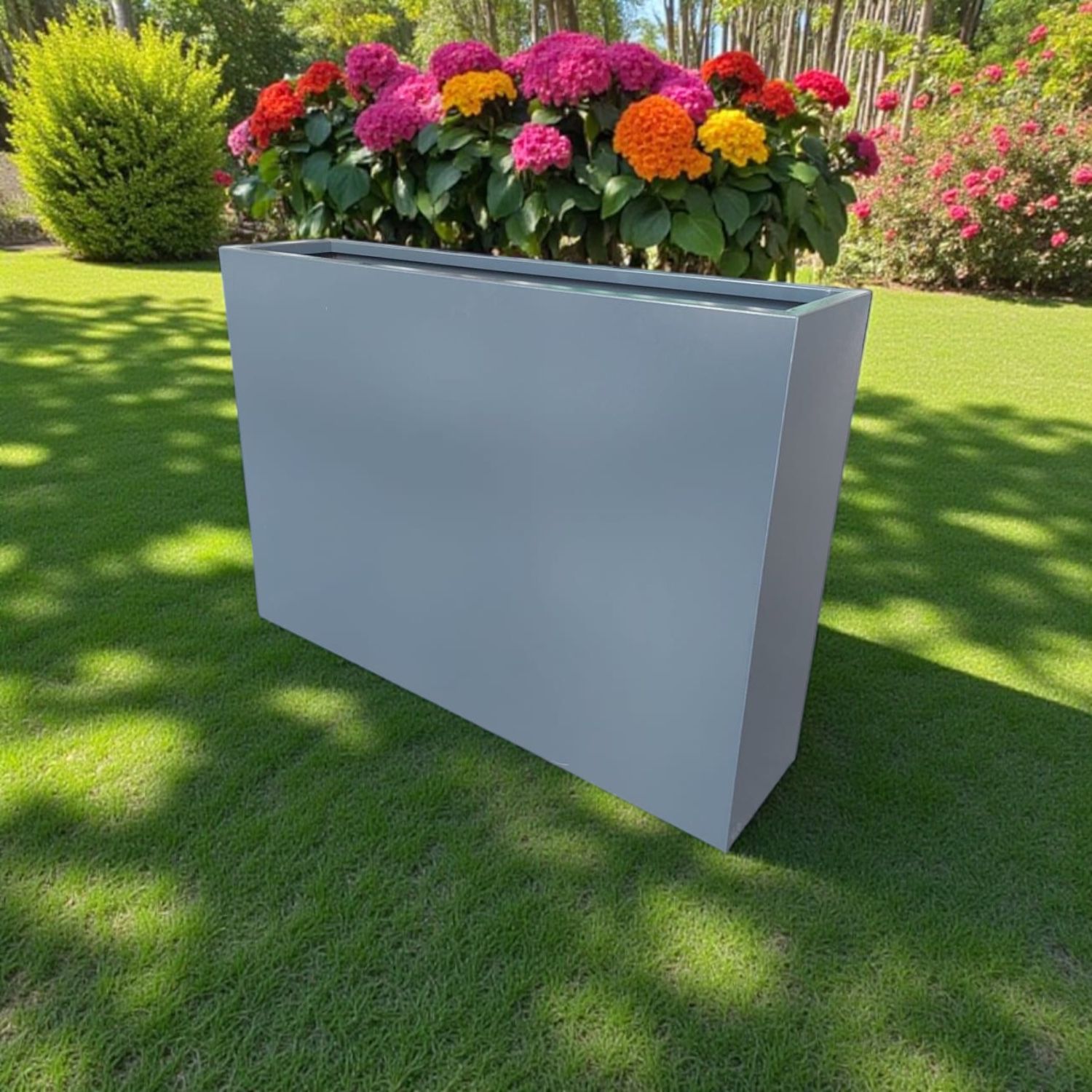 Dikdörtgen Saksı Metal Dekor