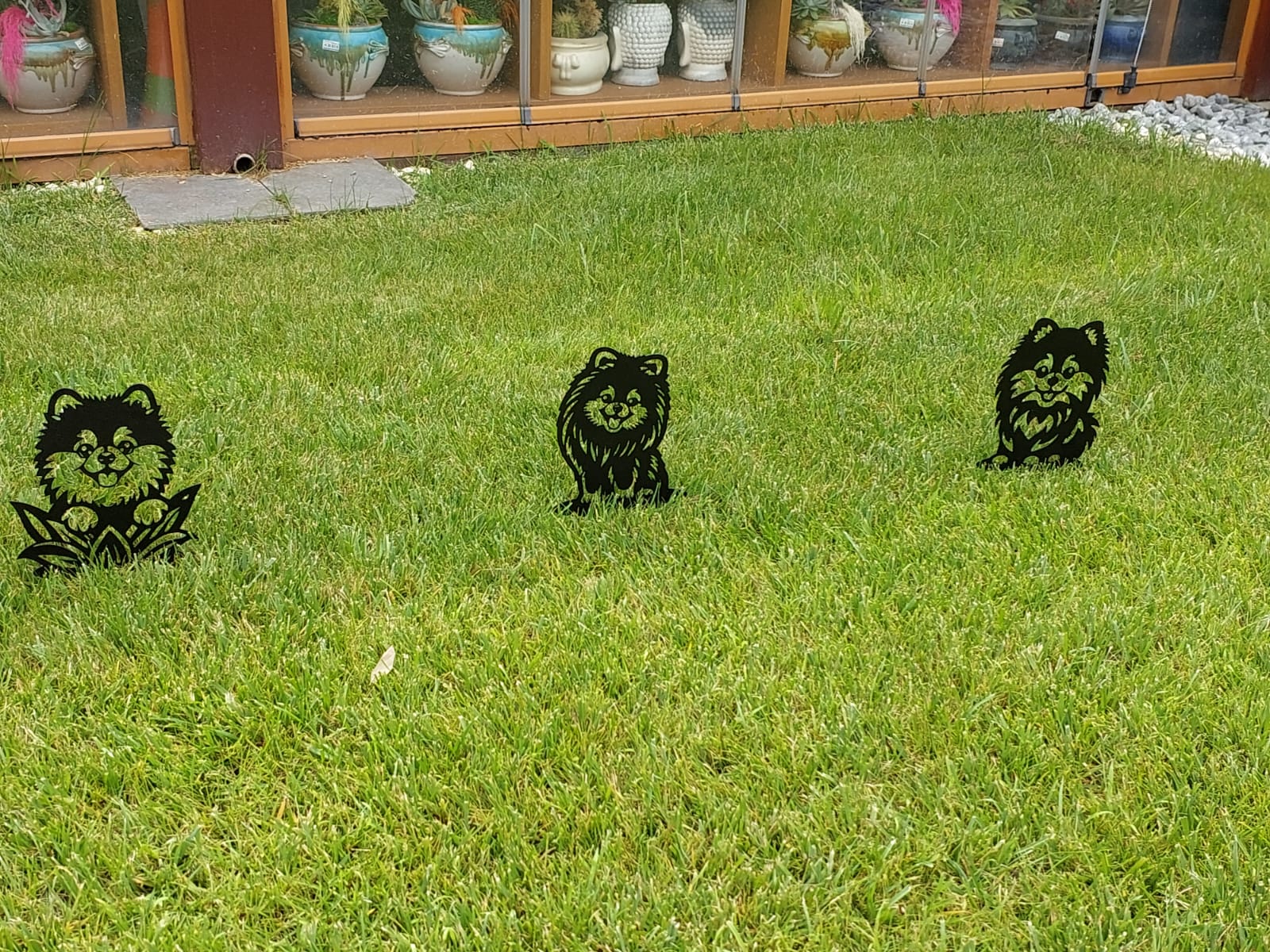 Metal Tavşan ve Kedi Silueti