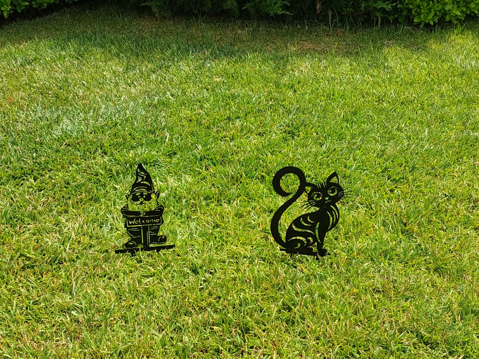 Bahçe Cücesi ve Kedi İkilisi